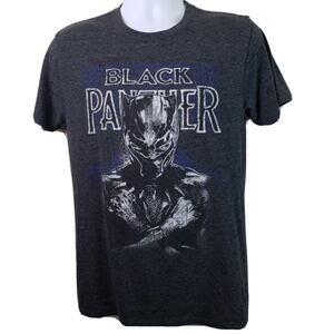 Official Marvel Black Panther Dark Grey Tshirt Size Medium
